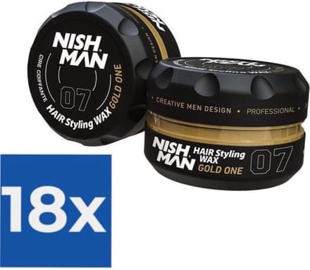 Nishman- Hair Wax- 07 Gold One 18 stuks