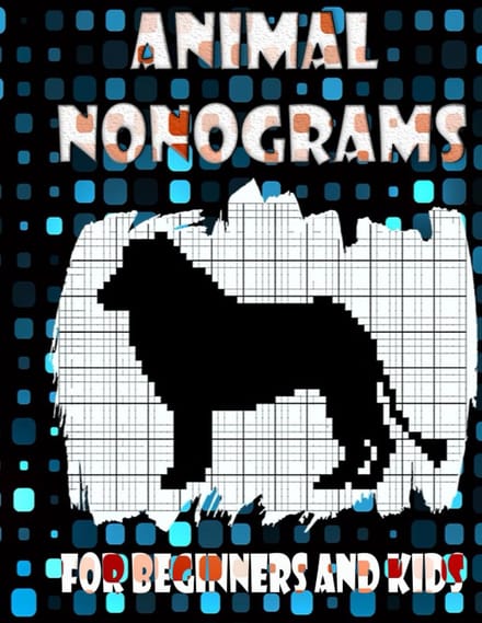 Logische Puzzelboek: Nonogram Dieren Puzzels voor Beginners en Kinderen