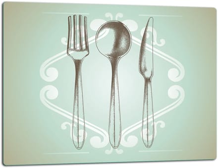 TMK ArtDeko - Snijplank - Inductie Compatibel - Glas - 52x40 cm