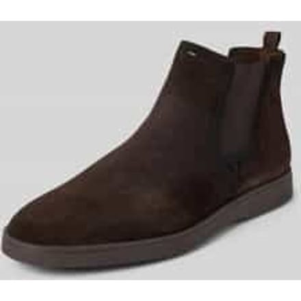 Chelsea boots van leer met treklus, model 'NYMAD'