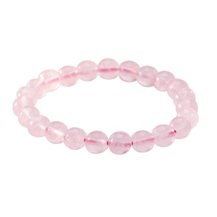 Montebello Armband Lacy - Kralen Rozenquartz - 8mm - Genezend - Rek