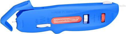 WEICON Kabelmes No. S 4-28 Spiral – Striptang 4-28 mm – Blauw – Soft Grip