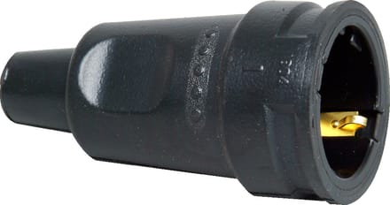 Kopp RA Rubber Plug Met Bochtbevestiging Zwart - 180416066 [10 stuks]