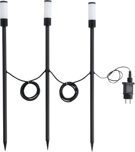 EGLO Zancaro Grondpin Buiten - LED - 60 cm - Zwart/Wit