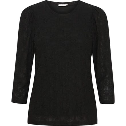T-shirt met kant voor dames Pulz Jeans Delia 3/4