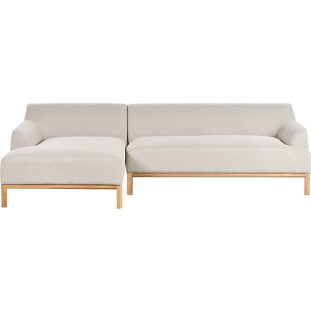 SOSJO - Hoekbank - Lichtbeige - Rechtszijdig - Polyester