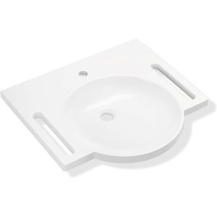 HEWI Universal washbasin 60 x 55 cm with 1 tap hole 950.11.101