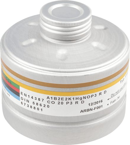 Dräger 1140 A1B2E2K1 Hg NO CO P3 RD combifilter