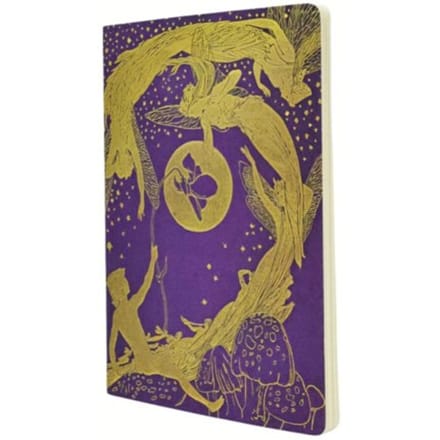 Paperblanks cahier, violet fairy, softcover, a4, dotted