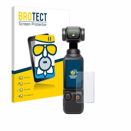 BROTECT - Screenprotector voor DJI Osmo Pocket 3 - Folie Beschermfolie Beschermglas matte