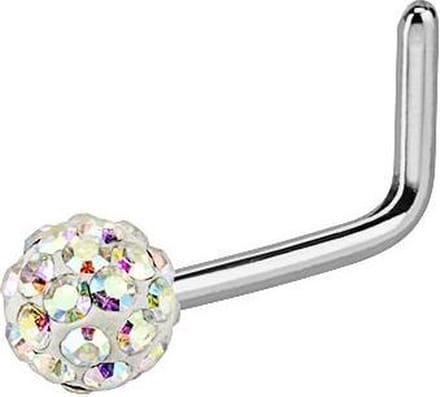 Neuspiercing L-bend ferido 0.8x6x3 - multi - LMPiercings