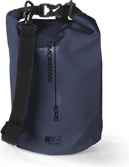 Where Tomorrow PVC dry bag Style 02 5L donkerblauw