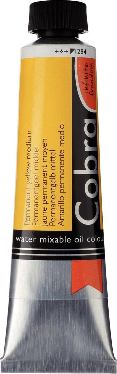 Olieverf - #284 Permanentgeel Middel - Cobra Artitst - 40ml