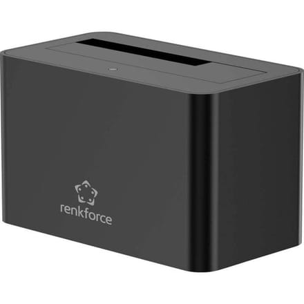 Renkforce RF-DOCKING-02 USB-C SATA 6 Gb/s 1 poort Harde schijf-dockingstation 3.5 inch, 2.5 inch