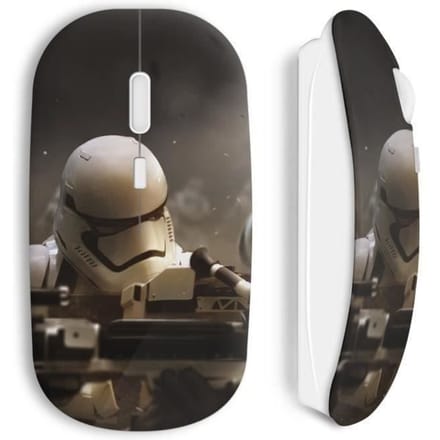 Souris Sans Fil - Star Wars - Millenium Stormtrooper - Blanc - USB - Compatible Mac et PC
