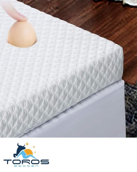 Topdek - Matras - Topper Hybrıde Bamboo 180x200 9 cm dik