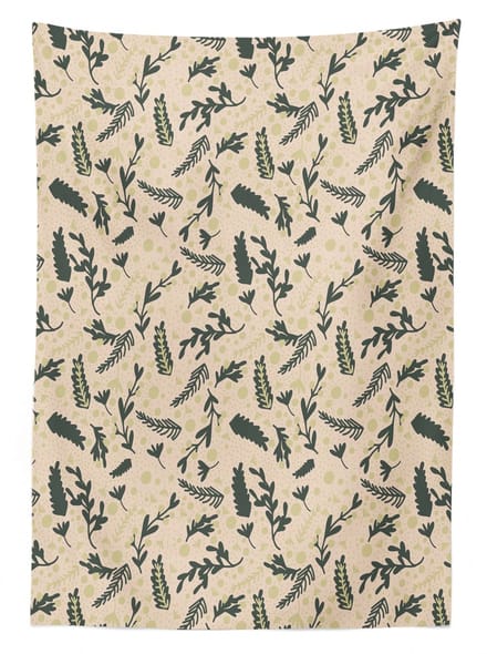 ABAKUHAUS Bloemen Tafelkleed – 140x170 cm – Satijn, Wasbaar