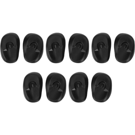 Lot de 10 protège-oreilles en silicone durable et léger pour la maison black