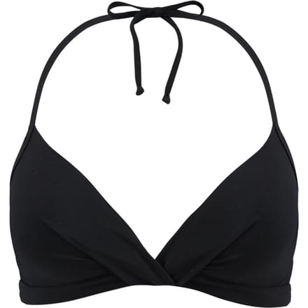 Barts  - Maat 42 - Solid Halter Zwart Dames Bikinitopje
