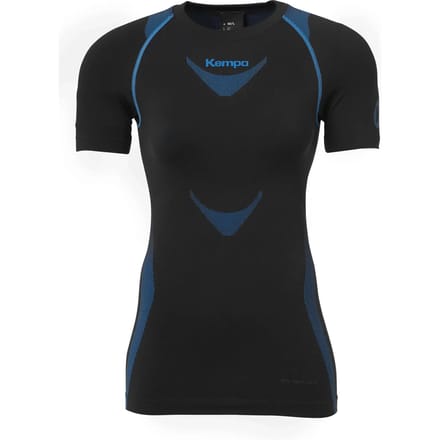 Kempa Attitude Pro Shirt Dames - zwart/lichtblauw - maat M/L