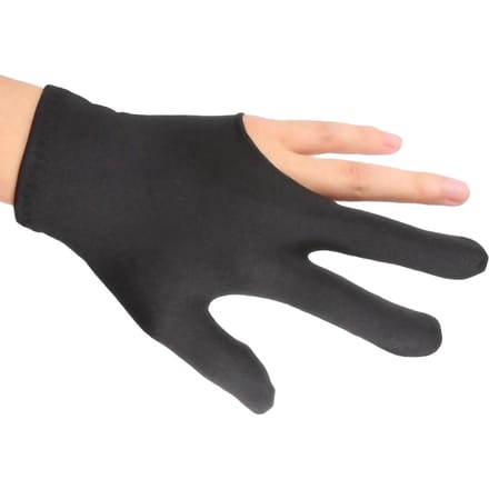 Gants de billard élastiques à 3 doigts pour queue de billard, pour hommes et femmes, accessoires de billard beige