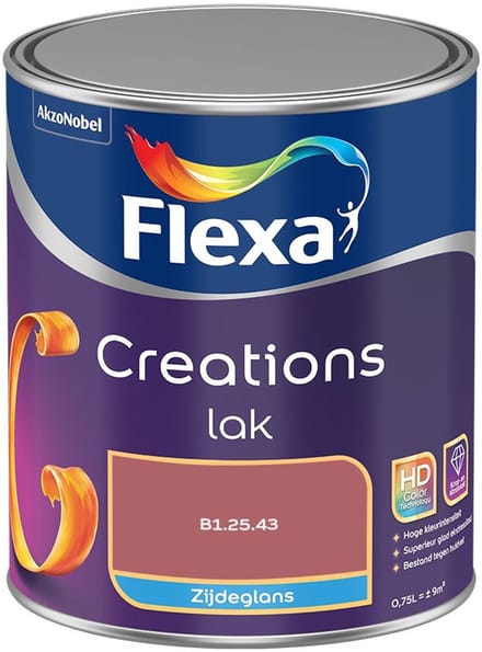 Flexa - Creations Lak Zijdeglans - B1.25.43 - Mengverf - 750 Ml