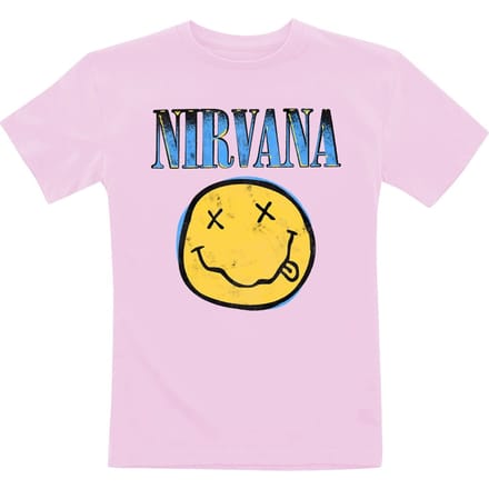 Nirvana T-shirt voor kinderen - Kids - Gradient - voor Kinderen - lichtroze