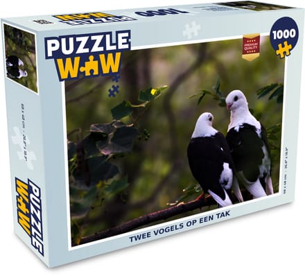 Puzzel Vogels - Tak - Bladeren - Legpuzzel - Puzzel 1000 stukjes volwassenen