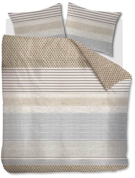 Beddinghouse Thea Dekbedovertrek - Extra breed - 260x200/220 cm - Naturel