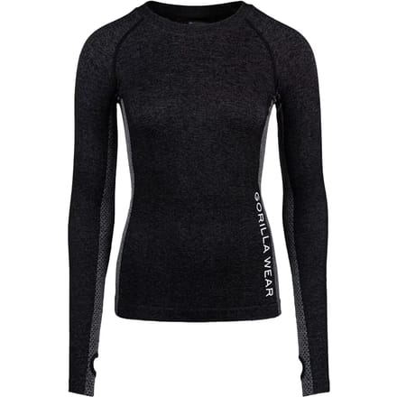 Gorilla Wear Selah Seamless Long Sleeve - Zwart - XS/S