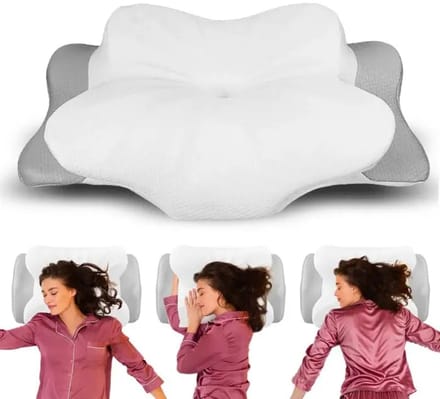 Vlinderkussen Ergonomisch - Hoofdkussen - Nekondersteuning - 100% Gel-Traagschuim - Ademend en Temperatuurregulerend