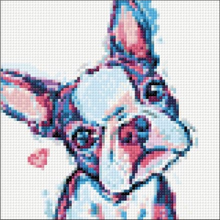 Wizardi Diamond Painting Kit Dandy Dog WD287