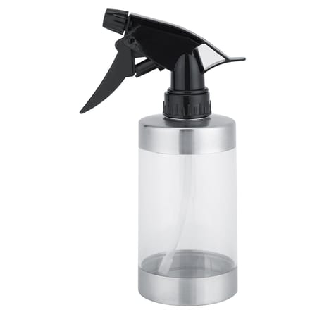 Roestvrij Staal&Acryl Transparante Waterspuitfles Trigger Sproeier Plant Gieter Pot white