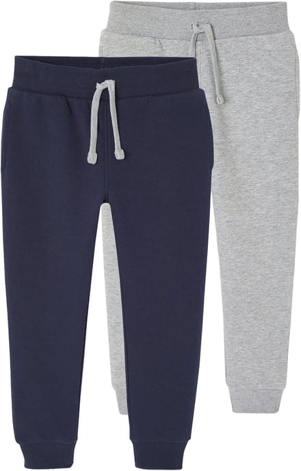 Vertbaudet Set van 2 basic joggingbroeken voor jongens