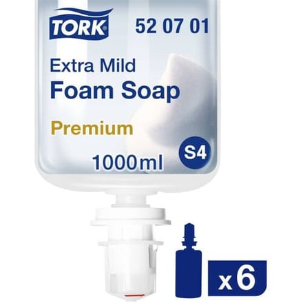 TORK Extra Mild 520701 Schuimzeep 1 l 6 stuk(s)