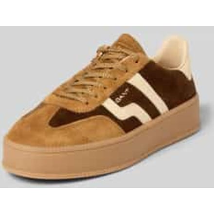 Sneakers van echt rundleer model 'Cuzamani'