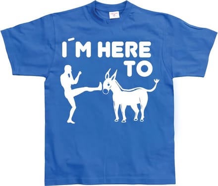 Hybris I'm Here To Kick Ass T-shirt SH-1-15157-LFH2-5