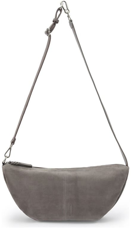 FREDsBRUDER Leren schoudertas Counting Stars Big Crossbag Cool Grey Taupe