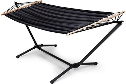 HOME hangmat met standaard - Extra stabiel - 290 x 100 cm