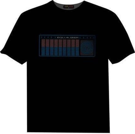 LED T-SHIRT - Equalizer - XXL