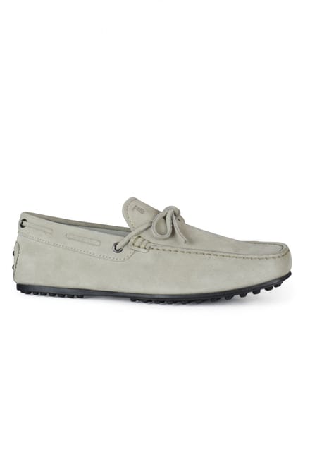 Tod's suède mocassins grijs