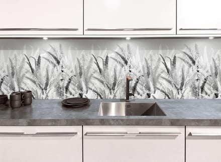 Keukenwand met print - Varens