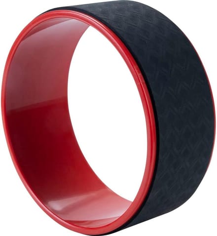 Ab Wiel - Buikspierroller - Core Training - Zweetbestendig Schuim - 30 cm Diameter - Zwart en Rood