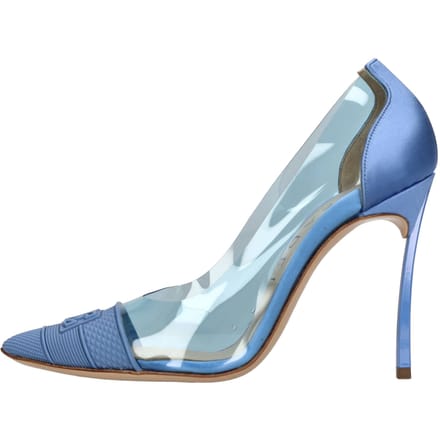 Casadei Schoenen met blauwe hakken