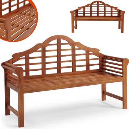 Casaria Tuinbank Marlboro - FSC®-Gecertificeerd Eucalyptushout – Bruin
