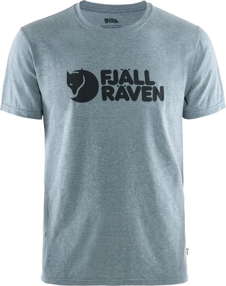 Fjallraven Logo Outdoorshirt Heren - Uncle Blue-Melange - Maat M