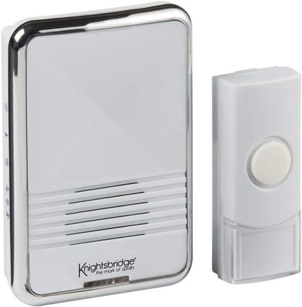 Draadloze Deurbel - Plug-in Gong - Melding Ontvangen - Automatisch Leren Codes - 80m Bereik - Wit