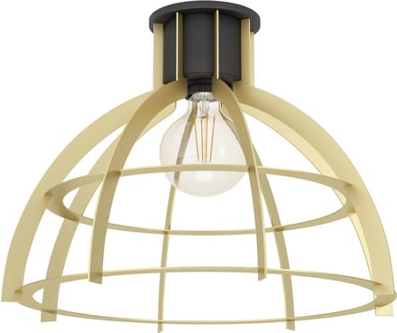 EGLO Stillington Plafondlamp - E27 - Ø 41,5 cm - Zwart|Goud - Staal