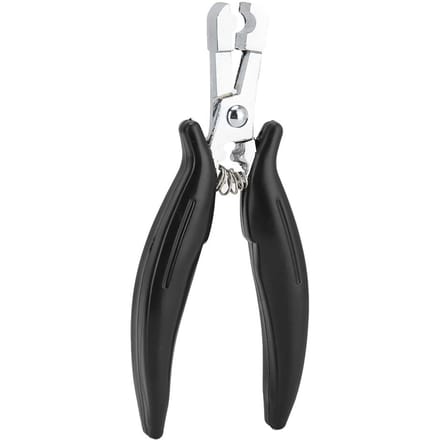 Hairextensie Tang Roestvrij Staal Antislip Handvat Hairextensie Pruik Gereedschap gray