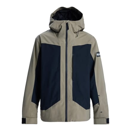 Quiksilver Ultralight Stretch 20k Jas Beige,Groen S Man